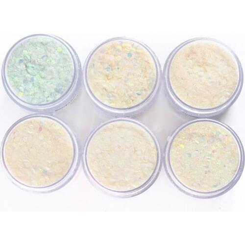 Acrylic Collection (1 oz ) - Glitter Unicorn Acrylic Powder For Sculpting and Dipping nails Acrylic Powder / DIP Powder GLITTE
