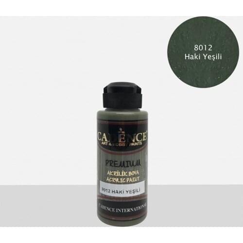 Cadence Acrylic Paint 8012-Haki Green 120ml
