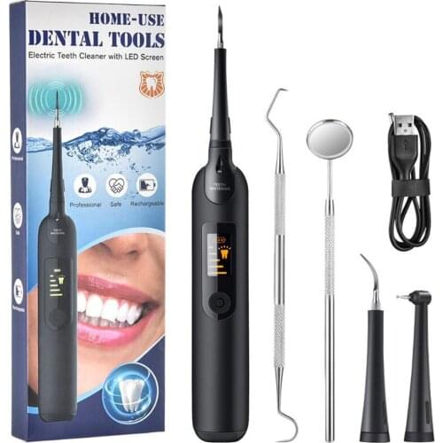 Household Portable Electric Sonic Tooth Care Tool Scaler Tooth Dental Cleaning Device Beauty Oral Irrigator Teeth Whitening