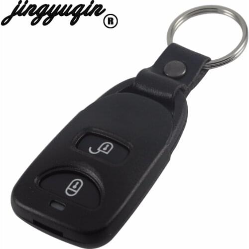 Jingyuqin Brand New Remote Key Shell Control Fob Case 2 +1 Panic Cover For Hyundai Tucson Elantra Accent SANTA FE 3 Buttons