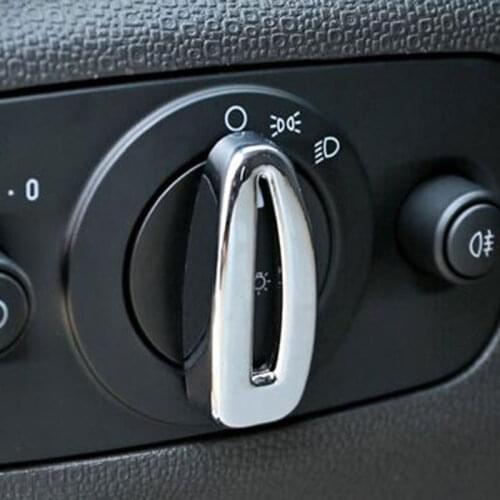 Color My Life Chrome Headlight Knob Cover Head Light Adjustment Knob Sticker For Ford Mondeo Fusion 2013 - 2016 Accessories