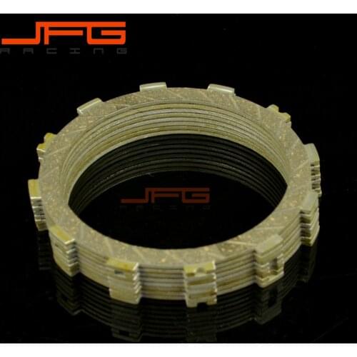 Motorcycle Friction Clutch Plates Disc For RM125 03-09 MRZ250 04-16 KX250F 10-16 ZX600 ZX636 NINJA ZX6R ZX-6R ABS