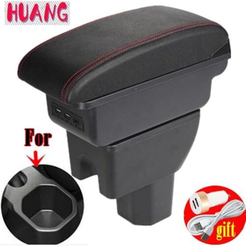 For Suzuki Ignis 2016 - 2018 Dual Layer central Store content products interior Armrest Storage box