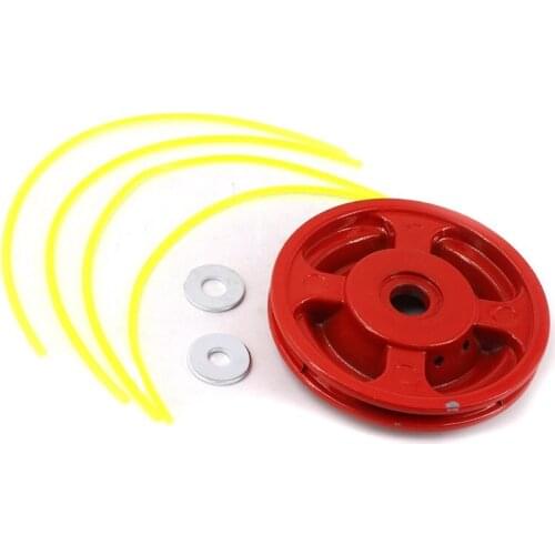 Hot Aluminium Alloy 16mm Universal Grass Trimmer Head Brush Cutter Strimmer Lawn Mower Accessory with 4 Trimmer Line