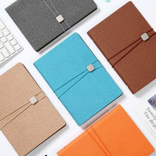 Metal Binder Notebook Business Office Man Women Notepad A5 Diary Note Book Stationery Gift Journal