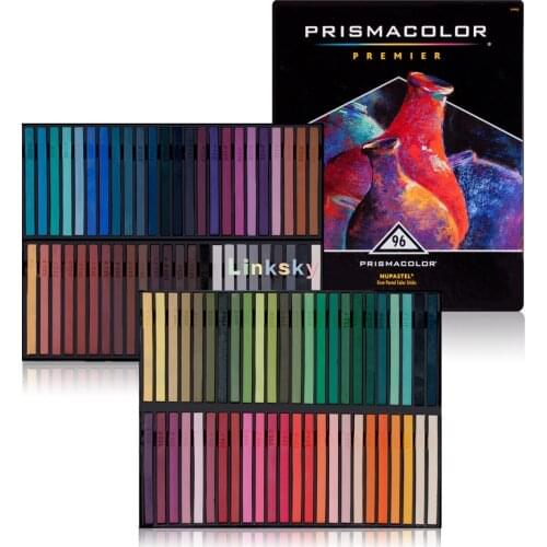 Prismacolor Set,12,24,36,48,96 Colors Nupastels, Premier NuPastel Firm Pastel Color Sticks,Stronger Than Standard Pastels