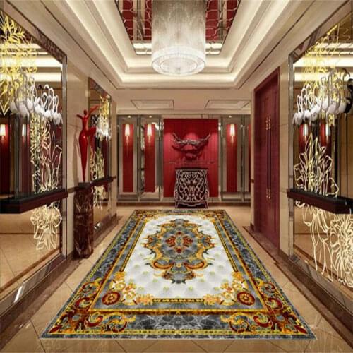3d flooring Marble parquet photo wallpaper for living room Carpet polishing crystal parquet 3d floor painting