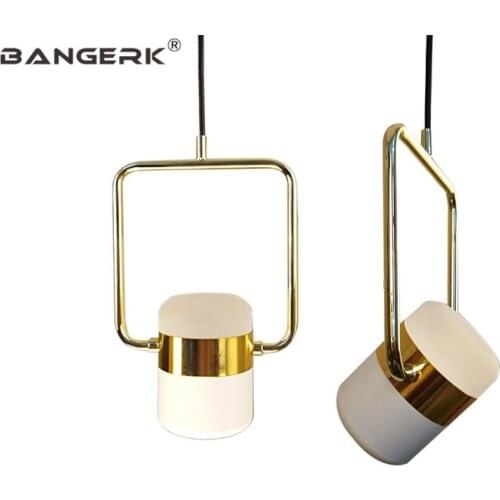 Nordic Design Rotating Luminaire LED Pendant Lamp Modern Iron Hanging Light Loft Decor Lamps Pendant Lighting Indoor Fixtures