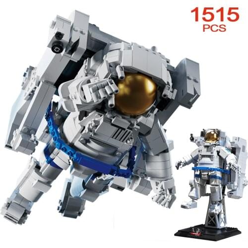 1515pcs City Aviation Aerospace Science Astronaut Building Blocks Space Rocket Technical Bricks Creator Toys For Children Boys
