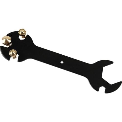 5 IN 1 multifunctional Wrench 5.7- 20.2mm Steel Spanner Flat Spanner For E3D V5 V6 MK8 MK10 Nozzle hotend 3d printer tool parts