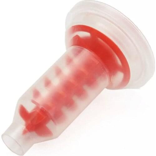 50pcs Dentistry Material Dental Dynamic Mixing Tips Impression Nozzles Dentist Silicon Rubber Head Pentamix Mixing Machine