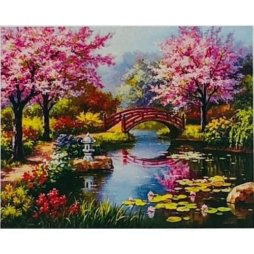 5D Diamond Beads Stone Processing Mosaic Tapestry Kit Table 50x40 cm