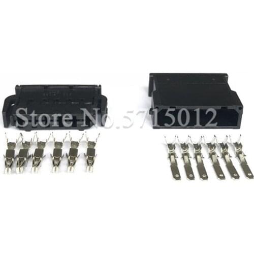 6 Hole 872 862 521 1-1670920-1 Auto Fuel Injector Connector Dash Sensor Plug For VW Audi