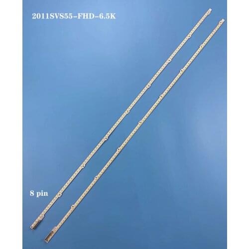 680mm 100 LED Backlight strip For Samsung 55'' TV UA55D6600 BN64-01664A LTJ550HW01-V UA55D6000 UA55D6400 2011SVS55 LTJ550HW03-H