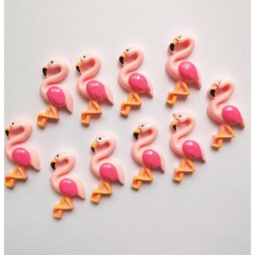 8pcs/lot Flamingo Slime Resin DIY Accessories Toy Supplies Filler For Clear Fluffy Slime Plasticine Gift Toy For Children