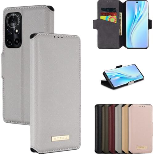 Case for Huawei Mate 40 Pro+ P Smart 2021 Nova 8 SE Y9A Honor V40 Coque Business Flip Wallet PU Leather Shockproof Phone Cover
