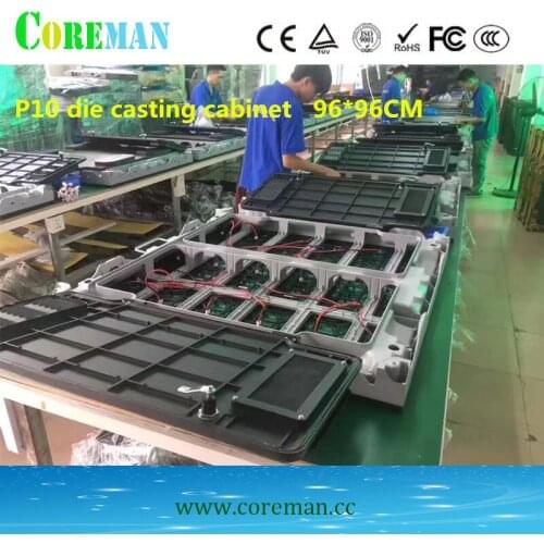 Digital billboard cabinet p10 P8 smd iron/aluminum cabinet