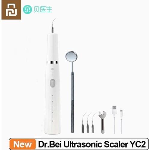 Dr.Bei Ultrasonic Scaler YC2 IPX7 Waterproof Overheating Protection With LED lighting Oral Care Doctor B Tooth Cleaning Tools