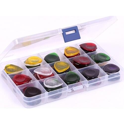 MoonEmbassy Guitar Pick Water Drop Durable Clear Acoustic Guitar Pick Electric Guitarra Picks Parts Box 0f 100 Pieces