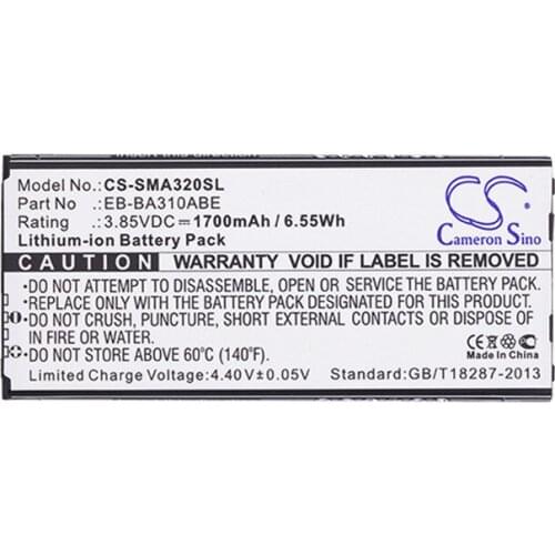 CameronSino for SAMSUNG Galaxy A3 2016 SM-A310 SM-A310F/DS SM-A310Y EB-BA310ABE GH43-04562A battery