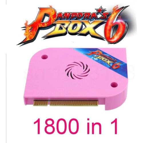 1800 in 1 Pandora Box 6 HD Multi Arcade Board 1300/1600 in1 support HDMI/VGA/CGA Pandora 5 Arcade Machine Cabinet Can add games