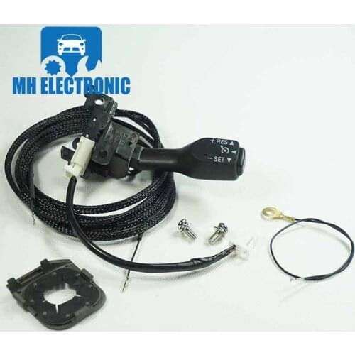 MH ELECTRONIC Set Cruise Control Switch for Toyota E'Z 84632-34017 with Cover 45186-0F050-E0 451860F050E0 Wires Screws & Switch