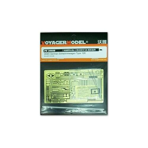 KNL HOBBY Voyager Model PE35608 World War II Germany 128 amphibious bucket upgrade metal etching parts