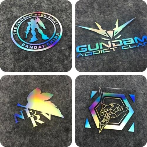 Cartoon Classi Cartoon Sticker Auto Window Door Body Car Styling and Decals for Robot Land Army Solider ZAKU EVA