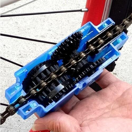 A set Mountain Cycling Cleaning Kit Portable Bicycle Chain Cleaner Bike Brushes Scrubber Wash Tool Outdoor Accessory