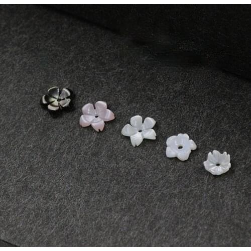Natural shell flower jewelry materials diy earrings accessories nail materials nail decoration stickers