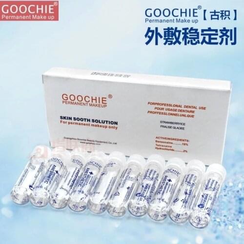 New Goochie Permanent Makeup skin sooth solution painless agent fixing agent eyebrow & lipstick tattoo soothing agent