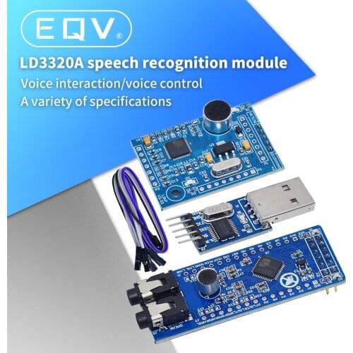 Official LD3320 speech recognition module nonspecific human speech, voice control module development board LD3320A for arduino