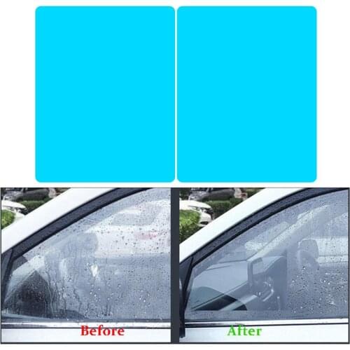 2pcs/lot Car Rain Rearview Mirror Films Waterproof Anti-Fog Car Mirror Rain Cover Anti-rain Car Window Rain Protector Glass Film