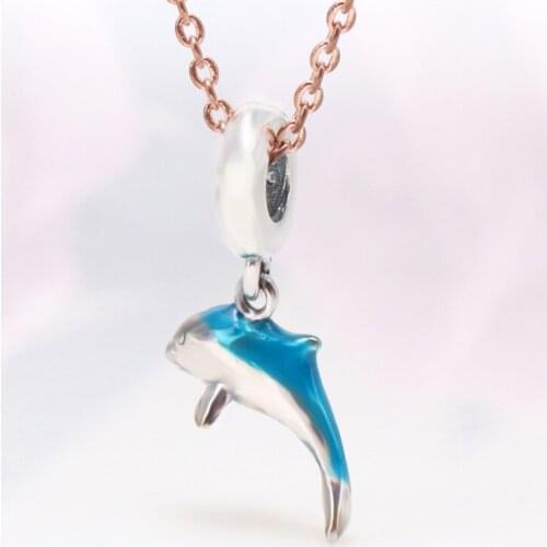 Pearl New Flash Dolphin Pendant