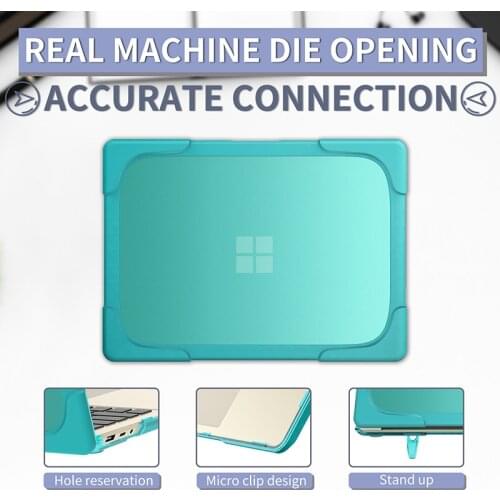 Anti Drop Case for Surface Laptop Go Anti-crack Cover LaptopGo Stand Holder