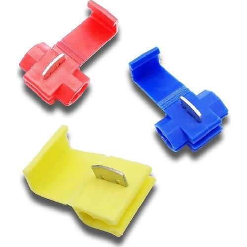 Scotch Lock colours Electric Wire Cable Connectors Quick Splice Terminals Crimp Non Destructive Without Breaking Line AWG 22-18