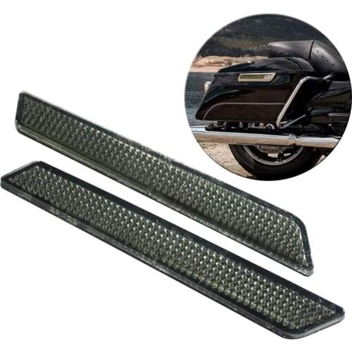 Saddlebag Reflectors Latch Covers Safety Side Visibility Reflector Kit Touring 2014-2020