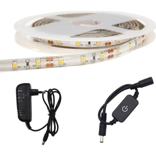 2835 LED Strip Light Waterproof Night Light Touch Sensor Switch Set Diode Tape Flexible 12V LED Lighting for Christmas Halloween