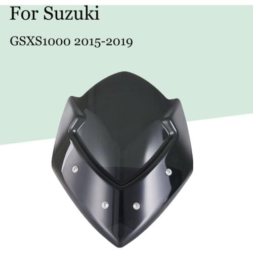 For Suzuki GSXS1000 2015 2016 2017 2018 2019 Accessories Windscreens Wind Deflectors blue black Transparent gray Windshield