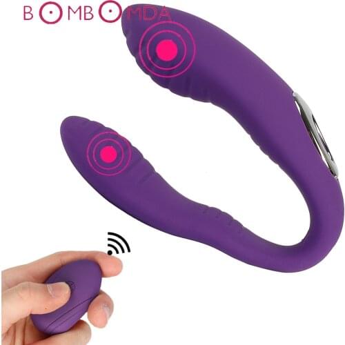 Vibrator Sex Toy For Women Erotic Adult Sex Toy Clitoris Stimulator U Typ Dual Vibrator Sex Toys For Female Masturbator Sex Shop