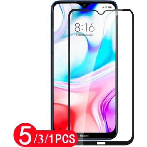 5/3/1Pcs cover screen protector for xiaomi redmi 10X note 9s 9 8 8T pro MAX 9C 9A 8A film protective tempered glass smartphone