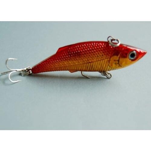 1 Piece Sale Fishing VIB Lure Red Blood Color 74mm 13g Hard Lures Bait Artificial Baits
