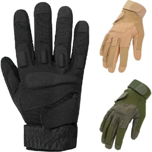 Winter Motorcycle Gloves Men Full Finger Anti Slip Adjustable Outdoor Cycling Climbing Protective Gloves Riding Gloves