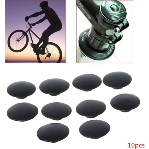 10pcs Bicycle Headset Cap Waterproof Dustproof M6 Screw MTB Bike Stem Top Cover