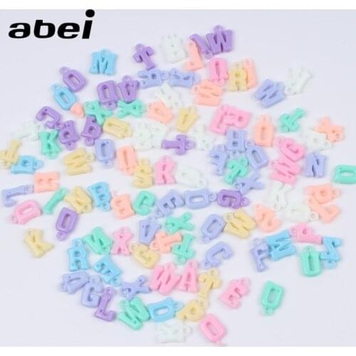 100pcs/lot Random Mix Alphabet Letters Buttons Plastic Mini Cartoon Button For Scrapbooking Party Decoration Diy button Craft