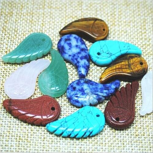 3pcs natural stone goldensand sodalite yellow tigereye rosequartz malachite size 46x30mm assorted stone charms diy beads finding