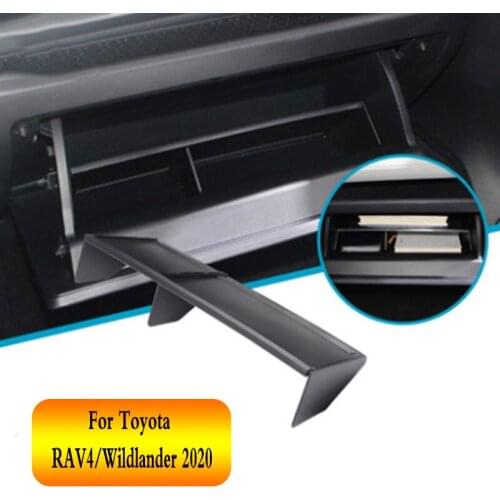 ABS Material Co-pilot Glove Box Partition For Toyota RAV4/ Wildlander 2020 Separate Classified Storage Box Interior Decoration