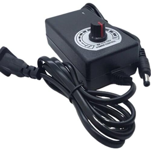 DC Power Adapter AC110-240V To Regulated DC 3-12 V 3A 36W Is Suitable For Motor Speed Control