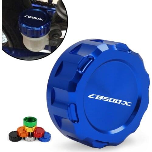 CB500 X Universal Motorcycle CNC Fluid Rear Brake Master Cylinder Oil Reservoir Cover Cap For Honda CB500X CB 500 X All Years