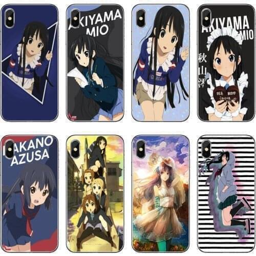 Mio Akiyama k-on Anime Silicone Phone Case For Huawei P40 P30 P20 Pro P10 P9 Lite Y5 Y6 Y7 Y9 P Smart Plus 2018 2019